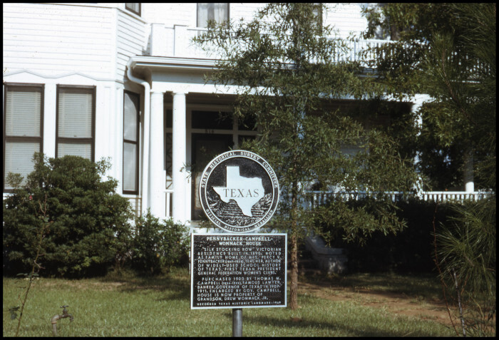Pennybacker-Campbell-Wommack House historic marker