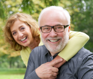 Smiling couple