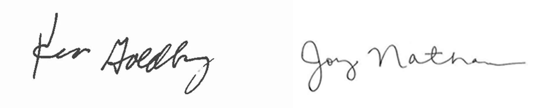 Joy & Ken Signature