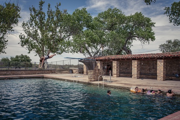 Summer pool fun at Balmorea State Park