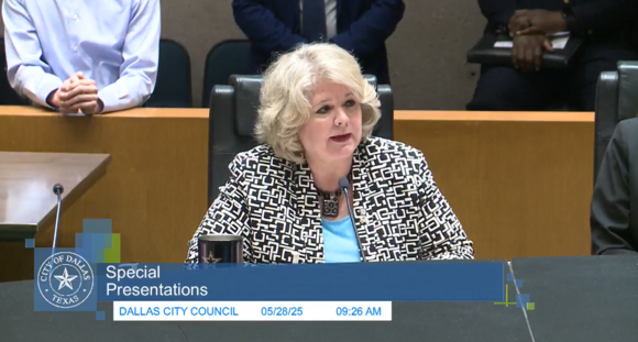 Commissioner Mendelsohn Dallas City Council Meeting