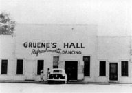 Wood frame dancehall from 1950 