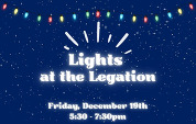Christmas lights graphic
