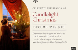 Candlelight Christmas graphic