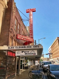 Paris Hatters Marquee sign 