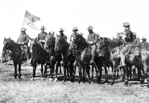 buffalo soldiers black and white 