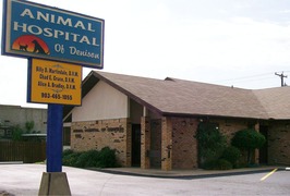 Sign of animal hospital kiosk 