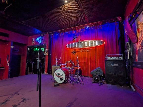 stage of a music venue 
