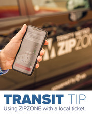 Trinity Metro Transit Tip ZIPZONE and Local Tickets