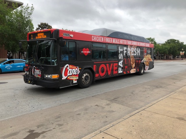 Advertising on Trinity Metro