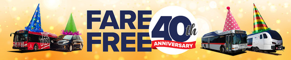 Fare Free TM 40th Anniversary