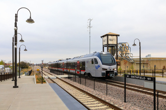 TEXRail at Smithfield Station