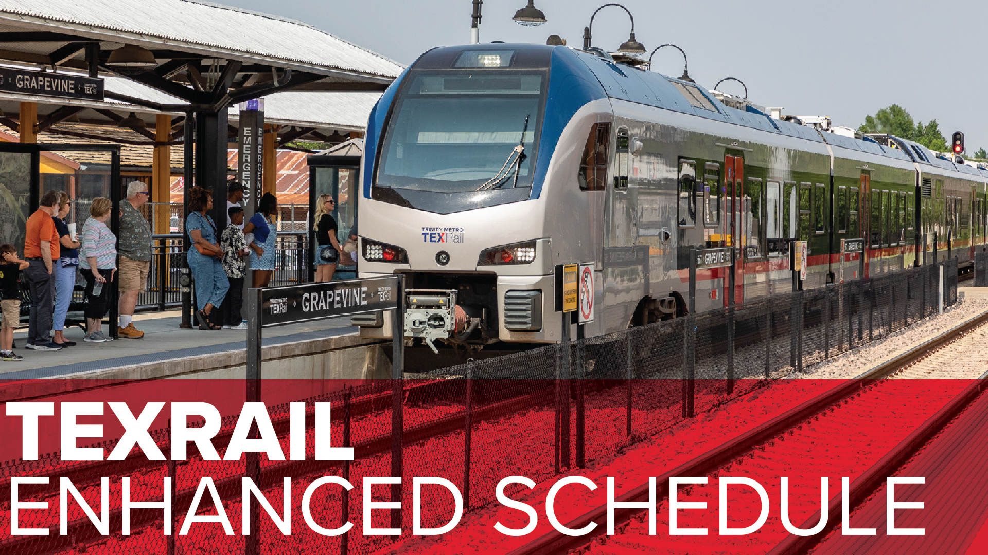 Tex Train RIDER ALERT |TEXRAIL OFFERS ENHANCED SCHEDULE, NOV. 3