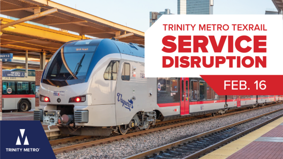 TEXRail Service Disruption