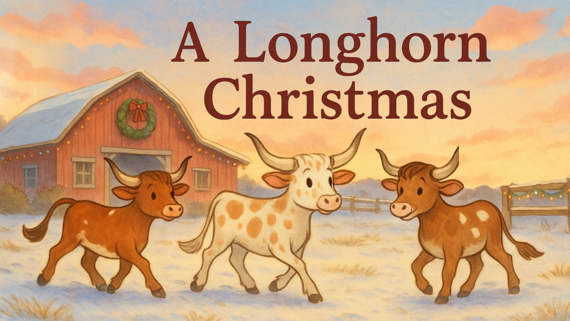 Longhorn Christmas Cover