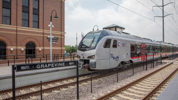TEXRail Grapevine Main Street Station