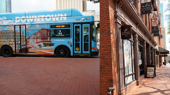 Blue Line to Sid Richardson Museum
