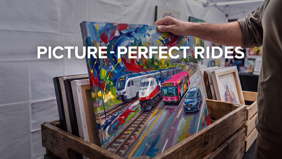 Ride Trinity Metro to Arts Goggle