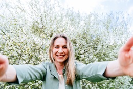 smiling woman 