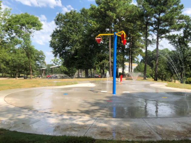 Glass Rec Splashpad