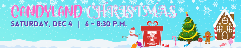 Candyland Christmas and other holiday events!