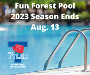 Pool Season Ends Aug 13