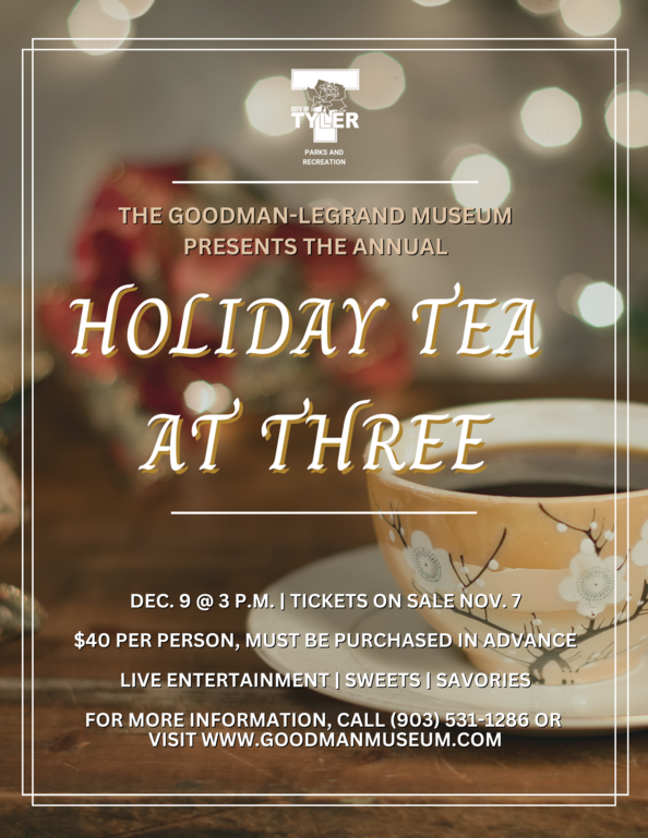 Holiday Tea at Three