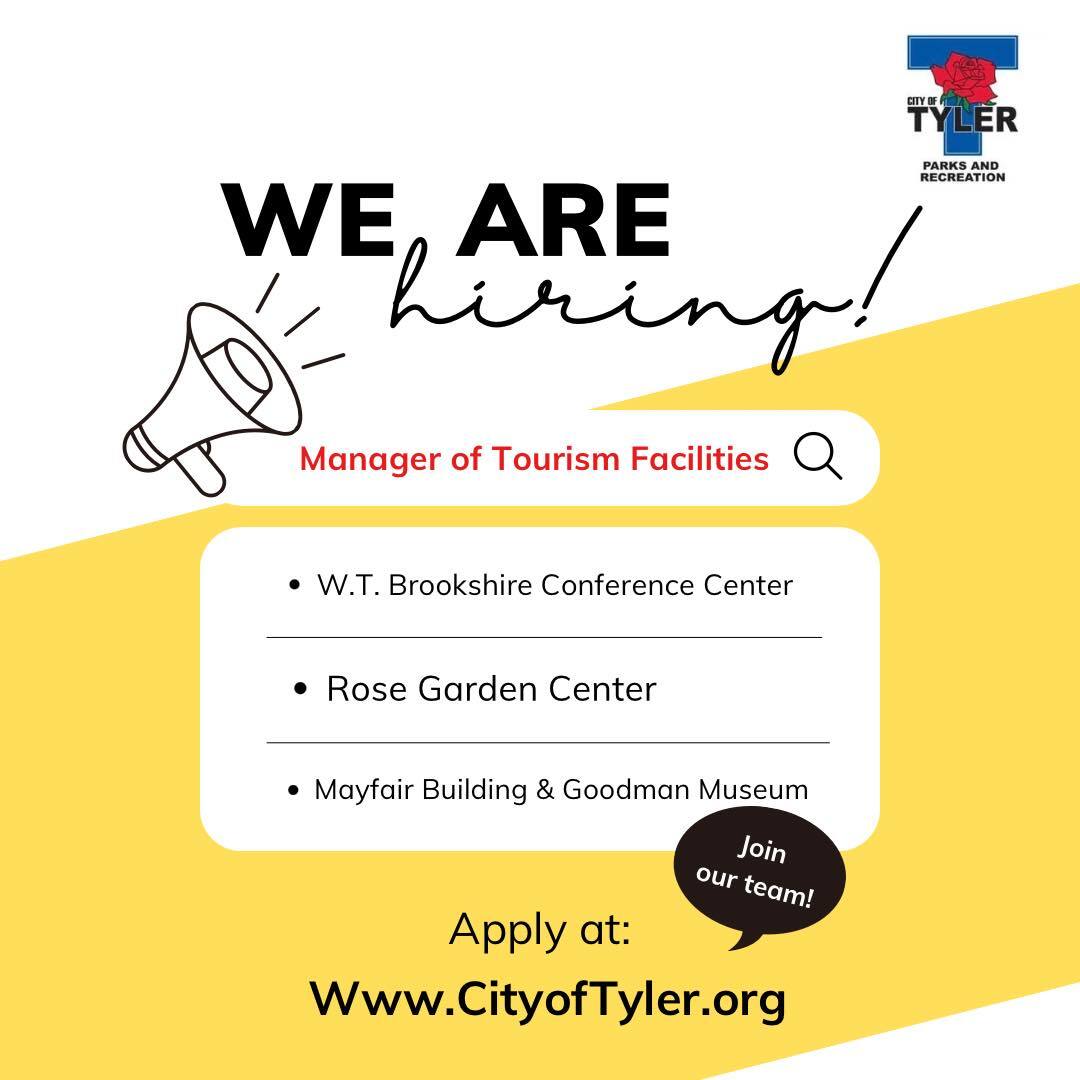 Parks hiring for Tourism Facility manager