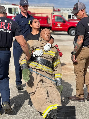 Fire Department's women's training event 