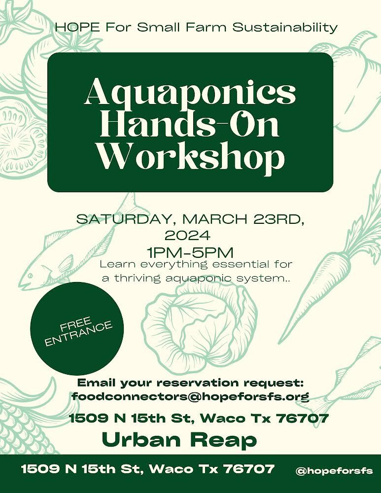 Aquaponics Hands-On Workshop