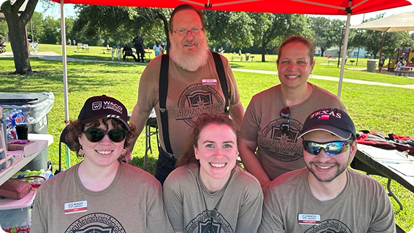 Waco Library staff at the Summer Reading Challenge Kick Off Party