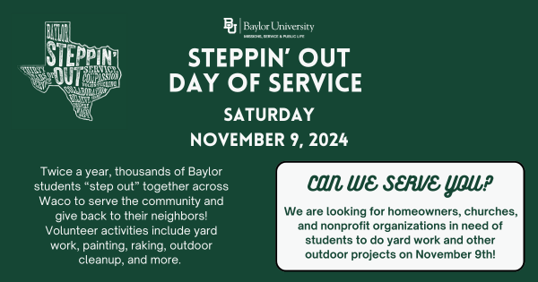 steppin out event information graphic