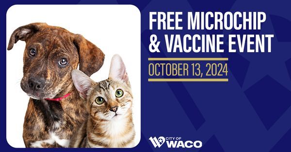 free microchip and vaccine event