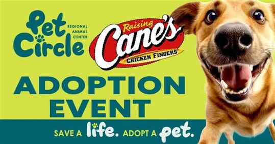 Pet circle and canes adoption event