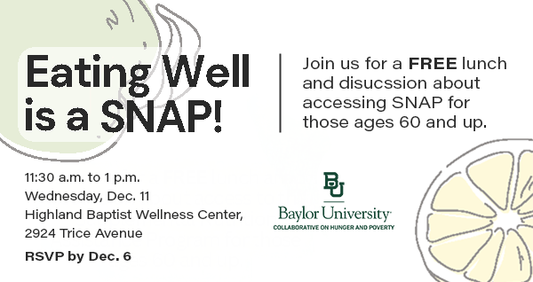Baylor SNAP Lunch 