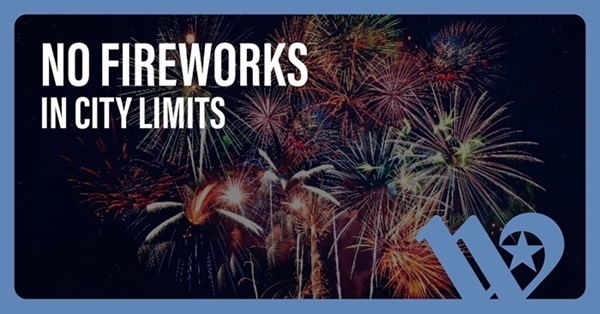 A big display of multi-colored fireworks