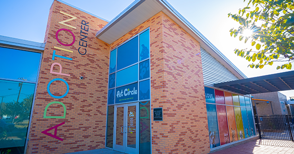 Exterior of Pet Circle Regional Animal Center