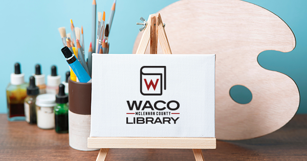 A blank 4x4 canvas on an easel