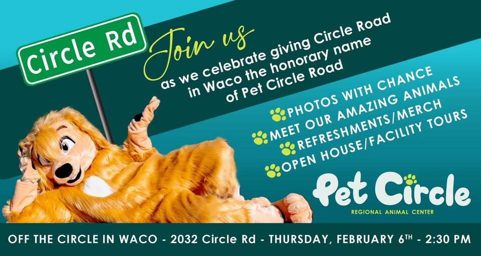 pet circle road renaming celebration graphic 