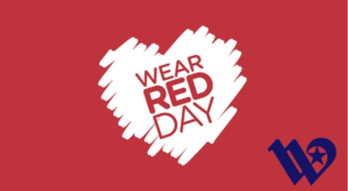 wear red image with flying W  on it