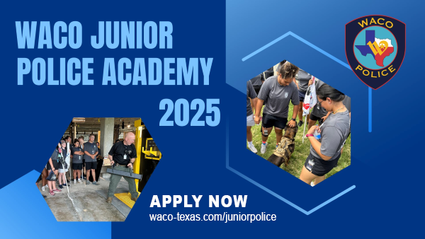 Junior Police Academy participants
