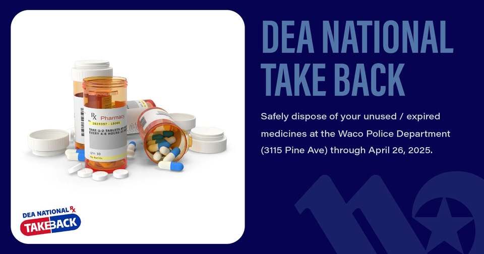 DEA National Takeback. Bottle of Prescription medication