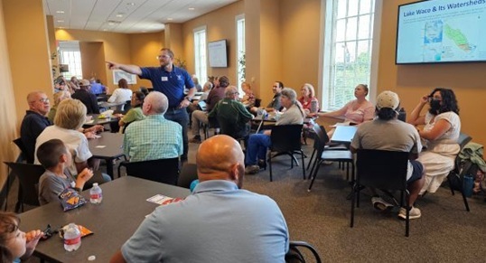 watershed employees giving presentation