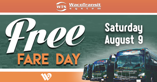 free fare day photo of three buses