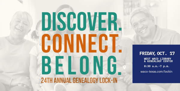 Genealogy Lock In Flyer
