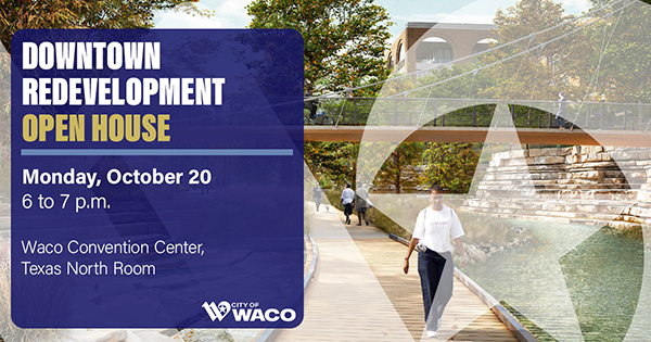 Rendering of a woman walking down an urban creek