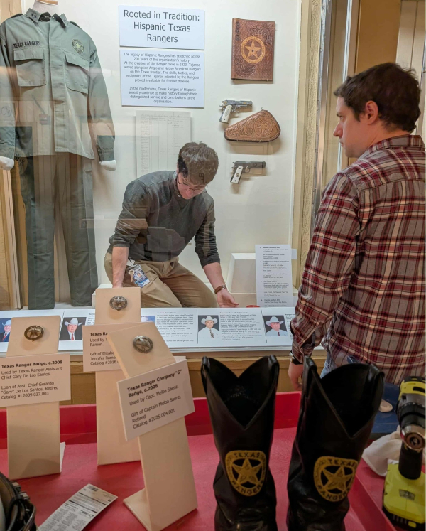 Team installs Rooted in Tradition exhibit