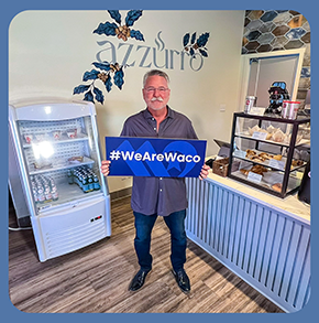 Watch the We Are Waco video featuring Azzurro Coffee