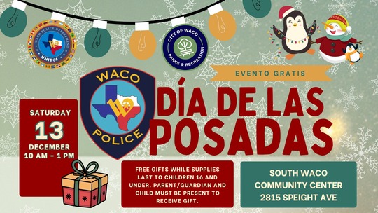 Waco Police Dia de las Posadas Event Invitation