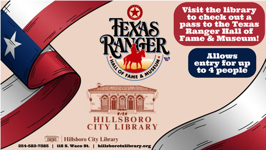 Hillsboro City Library announcement